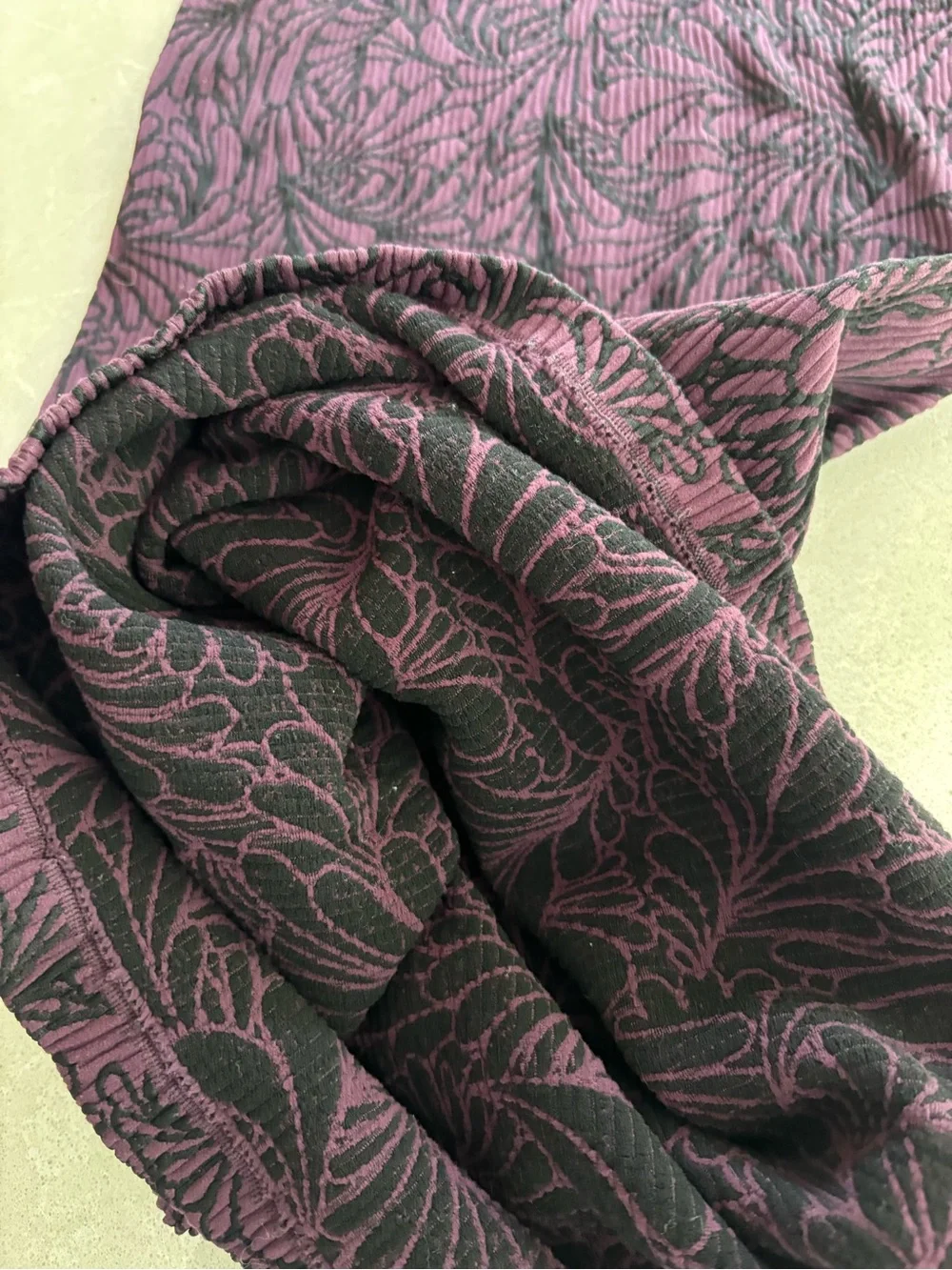 Marciano Seamless Mock Neck Turtleneck Midi Dress Exotic Orchid Plum S/M Vintage - Picture 7 of 9